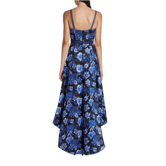 Alice + Olivia Florence Floral High-Low Gown size 4 - Picture 4 of 15